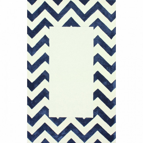 ковер zig zag синий с квадратом 160х230 в Красноярске