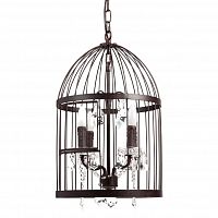 люстра vintage birdcage (51*34*54) коричневая в Красноярске