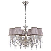 подвесная люстра crystal lux alegria sp6 silver-brown в Красноярске