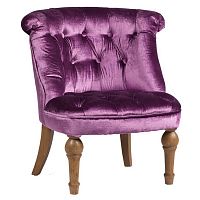 кресло sophie tufted slipper chair сиреневое в Красноярске