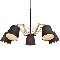 подвесная люстра arte lamp pinoccio a5700lm-5bk в Красноярске