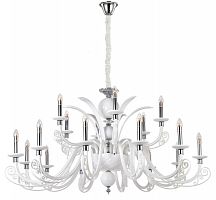 подвесная люстра crystal lux letisia sp12+6 white белая в Красноярске