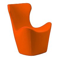 кресло papilio lounge chair оранжевое в Красноярске