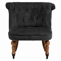 кресло amelie french country chair серый велюр м в Красноярске