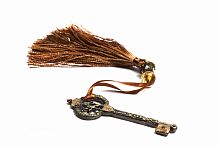 подхват для штор key with tassel brown в Красноярске