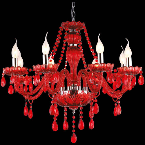 подвесная люстра arte lamp teatro a3964lm-8rd в Красноярске