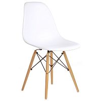 стул деревянный pc-015 белый (eames style) в Красноярске