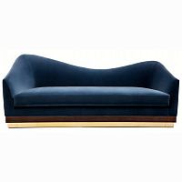 диван hughes sofa прямой синий в Красноярске