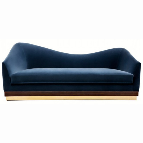 диван hughes sofa прямой синий в Красноярске