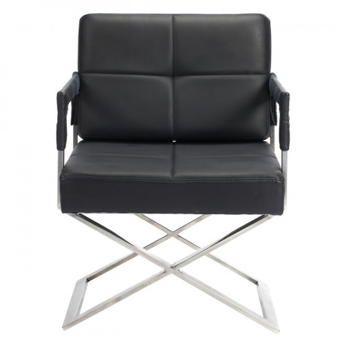 кресло aster x chair экокожа черное в Красноярске
