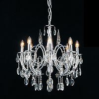 люстра md103908-8a от illuminati прозрачная/ хром в Красноярске