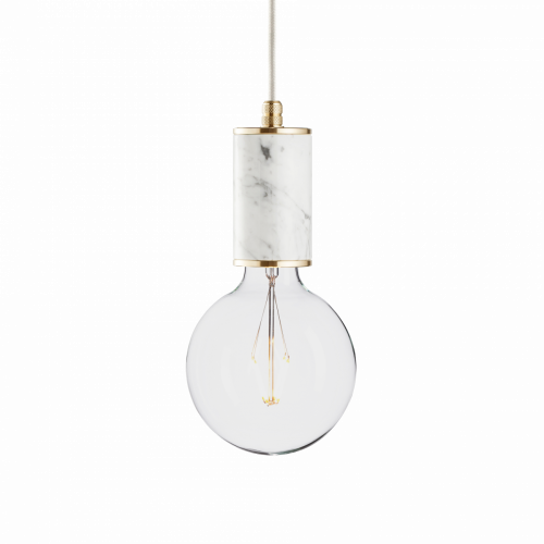 подвесной светильник marmor glans bianco brass в Красноярске