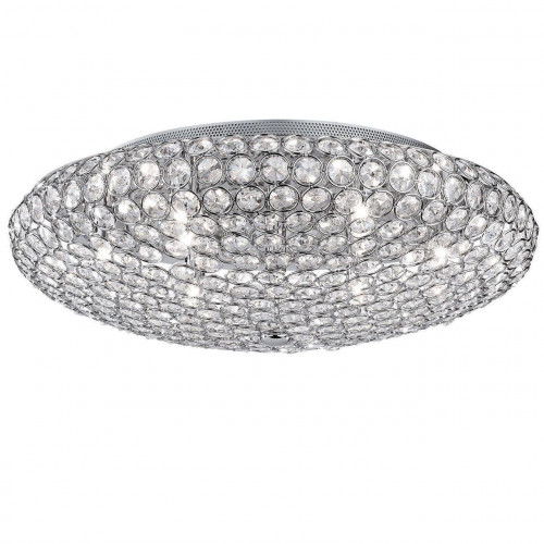 потолочный светильник ideal lux king pl9 cromo в Красноярске