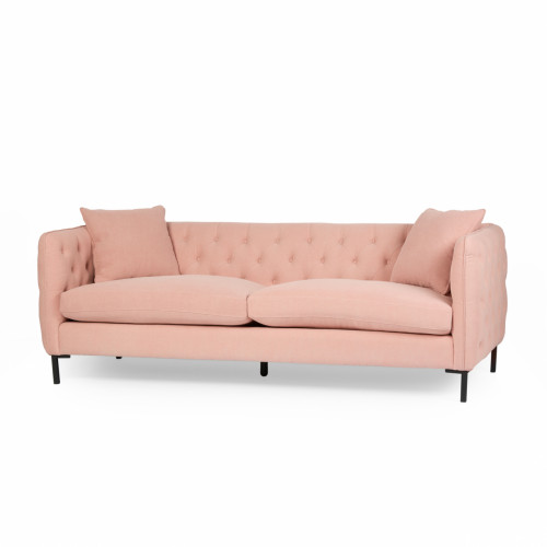 диван masen sofa прямой розовый в Красноярске