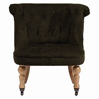 кресло amelie french country chair серо-коричневое в Красноярске