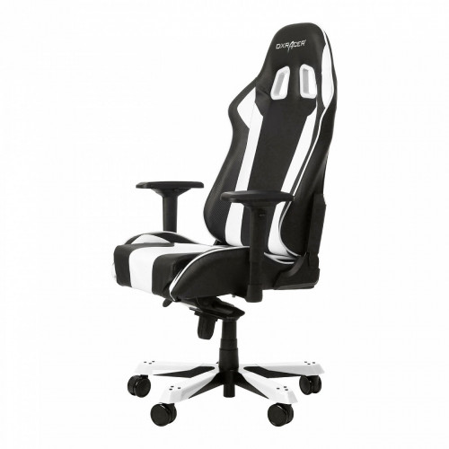 кресло геймерское dxracer king ks06 черно-белое в Красноярске