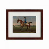 картина: bay racehorse with jockey up, 1730 в Красноярске