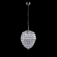 подвесной светильник crystal lux charme sp2+2 led chrome/transparent в Красноярске