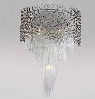 подвесной светильник crystal lux hauberk sp-pl8 d60 матовый никель в Красноярске