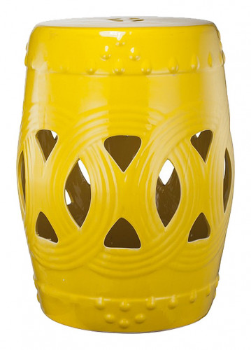 керамический столик-табурет fence stool yellow в Красноярске