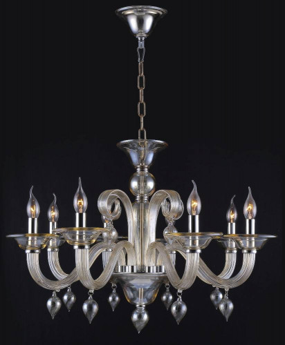 подвесная люстра crystal lux caetano sp8 бежевая в Красноярске