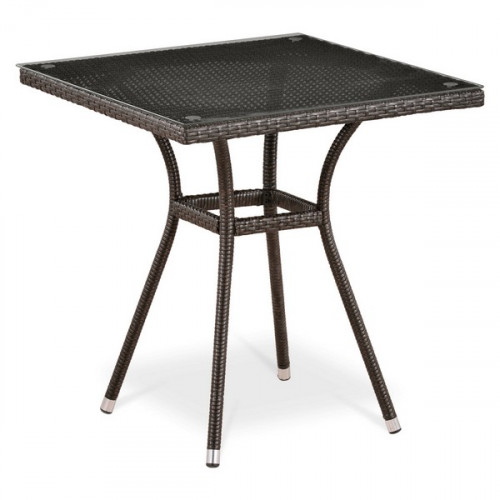 стол из искуственного ротанга 70x70 brown в Красноярске