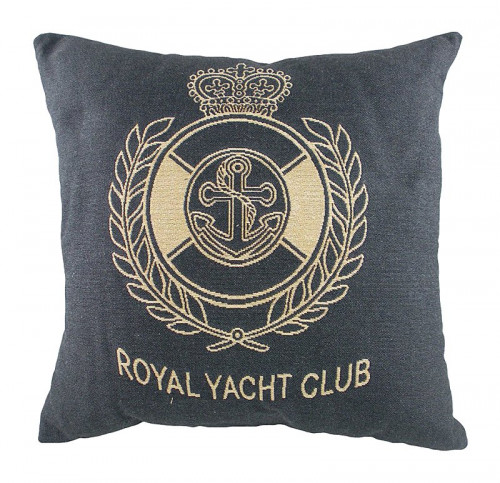 подушка с гербом королевского royal yacht club denim в Красноярске