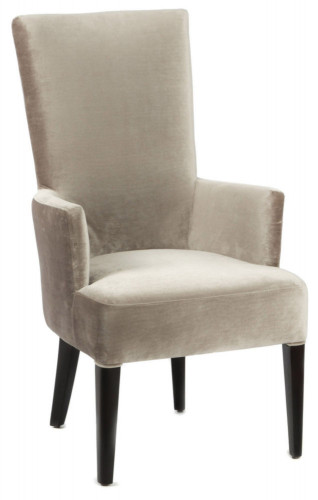 стул с подлокотниками high back chair бежевый в Красноярске