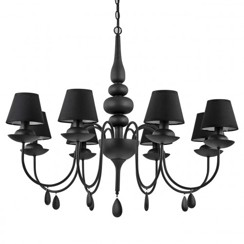подвесная люстра ideal lux blanche sp8 nero в Красноярске