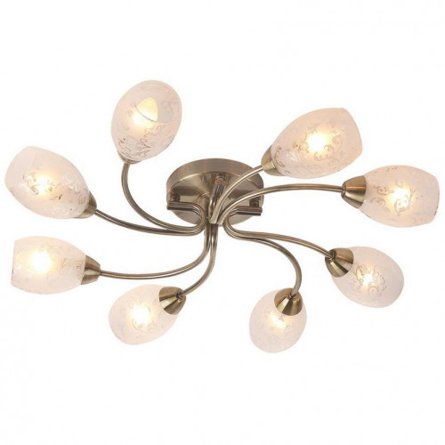 потолочная люстра idlamp carmina 201/8pf-oldbronze в Красноярске