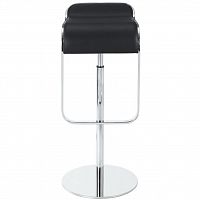 барный стул lem style piston stool черная кожа в Красноярске