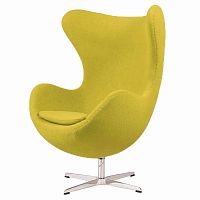 кресло egg chair оливковое в Красноярске