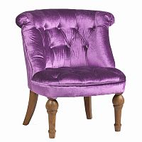 кресло sophie tufted slipper chair лиловое в Красноярске