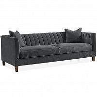 диван penelope sofa прямой серый в Красноярске