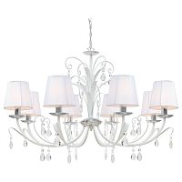 подвесная люстра arte lamp romana snow a1743lm-8wh в Красноярске