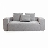диван blok sofa 3 светло-серый от la forma (ex julia grup) в Красноярске