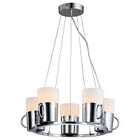 подвесная люстра arte lamp brooklyn a9484sp-5cc хром в Красноярске