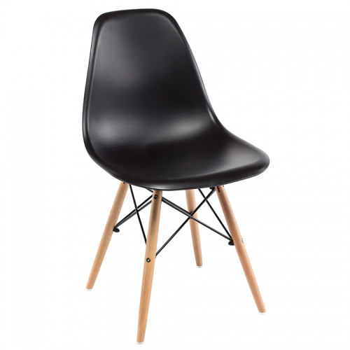 стул деревянный eames pc-015 black в Красноярске