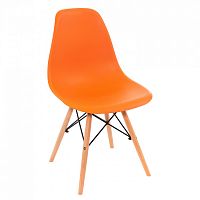 стул деревянный eames pc-015 оранжевый в Красноярске