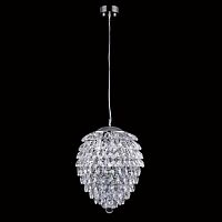 подвесной светильник crystal lux charme sp3+3 led chrome/transparent в Красноярске