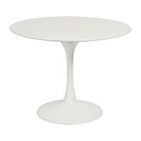 стол журнальный eero saarinen style tulip table белый в Красноярске