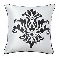 подушка с геральдическими лилиями fleur de lys ii white в Красноярске