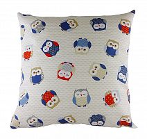 подушка с принтом owl print blue в Красноярске