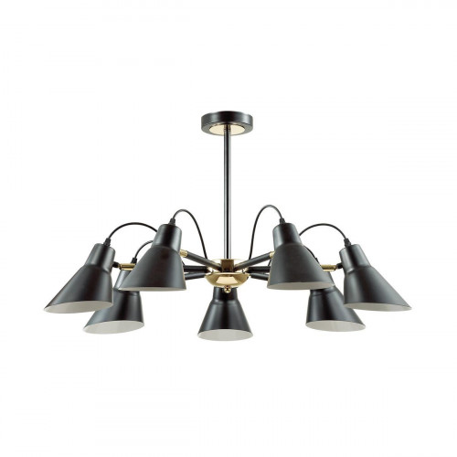 потолочная люстра lumion naomi 3709/7c черная в Красноярске
