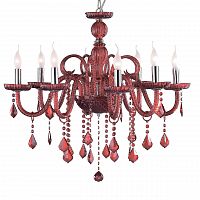 подвесная люстра ideal lux giudecca sp8 rosso в Красноярске