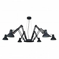 подвесная люстра arte lamp ragno a2043sp-6bk в Красноярске