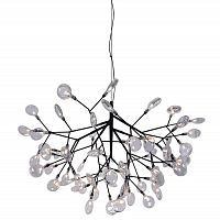 подвесная люстра crystal lux evita sp63 black/transparent в Красноярске