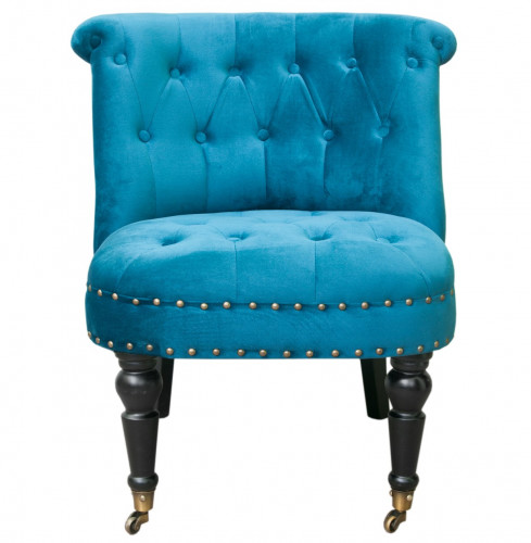 низкое кресло aviana blue velvet в Красноярске