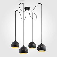 подвесная люстра tk lighting 2221 yoda black orbit в Красноярске