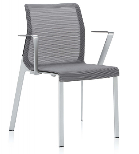 кресло pegus с подлокотниками серое в Красноярске